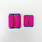 Handheld double roller fidget designed for one-handed rolling, deep pressure input and calming sensory routines
