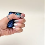 Textured dual roller sensory tool for stress relief, focus breaks and repetitive rolling movement for busy hands
