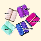 Firm textured roller tool for tactile stimulation, calming input and regulated pressure when rolled on skin
