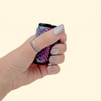 Handheld dual roller fidget designed for deep pressure input and calming repetitive movement
