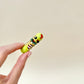 Set of three halloween pickle fidget toys with different characters, textured and keyring-ready for discreet stimming