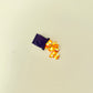 Tiny flexible candy-corn ornament-style fidget; lightweight, tactile, and fun for October.

