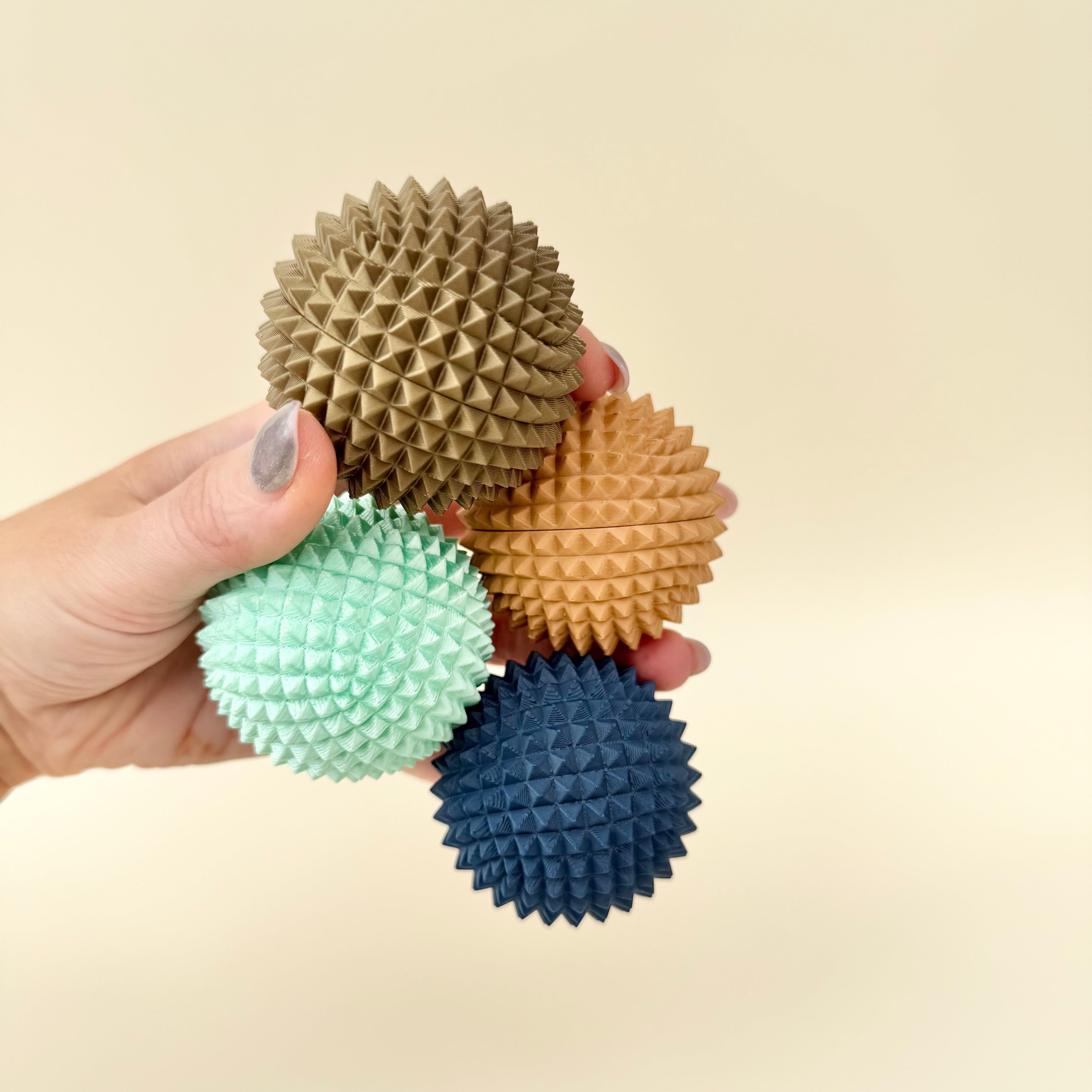 Durable one-piece tactile tool providing predictable high-level feedback through pressure and touch.
