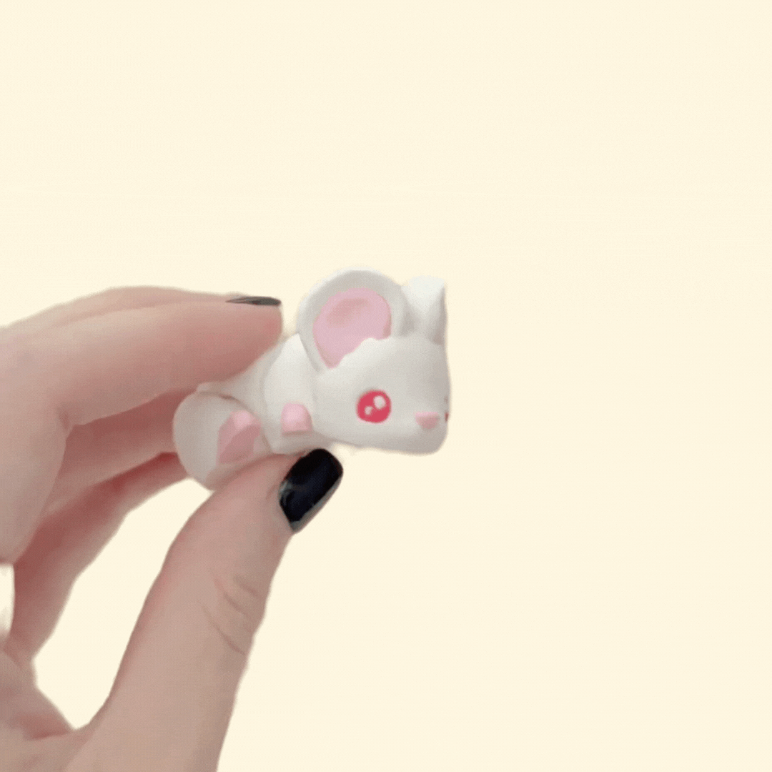 small mouse fidget toy with gentle movement for repetitive stimming
