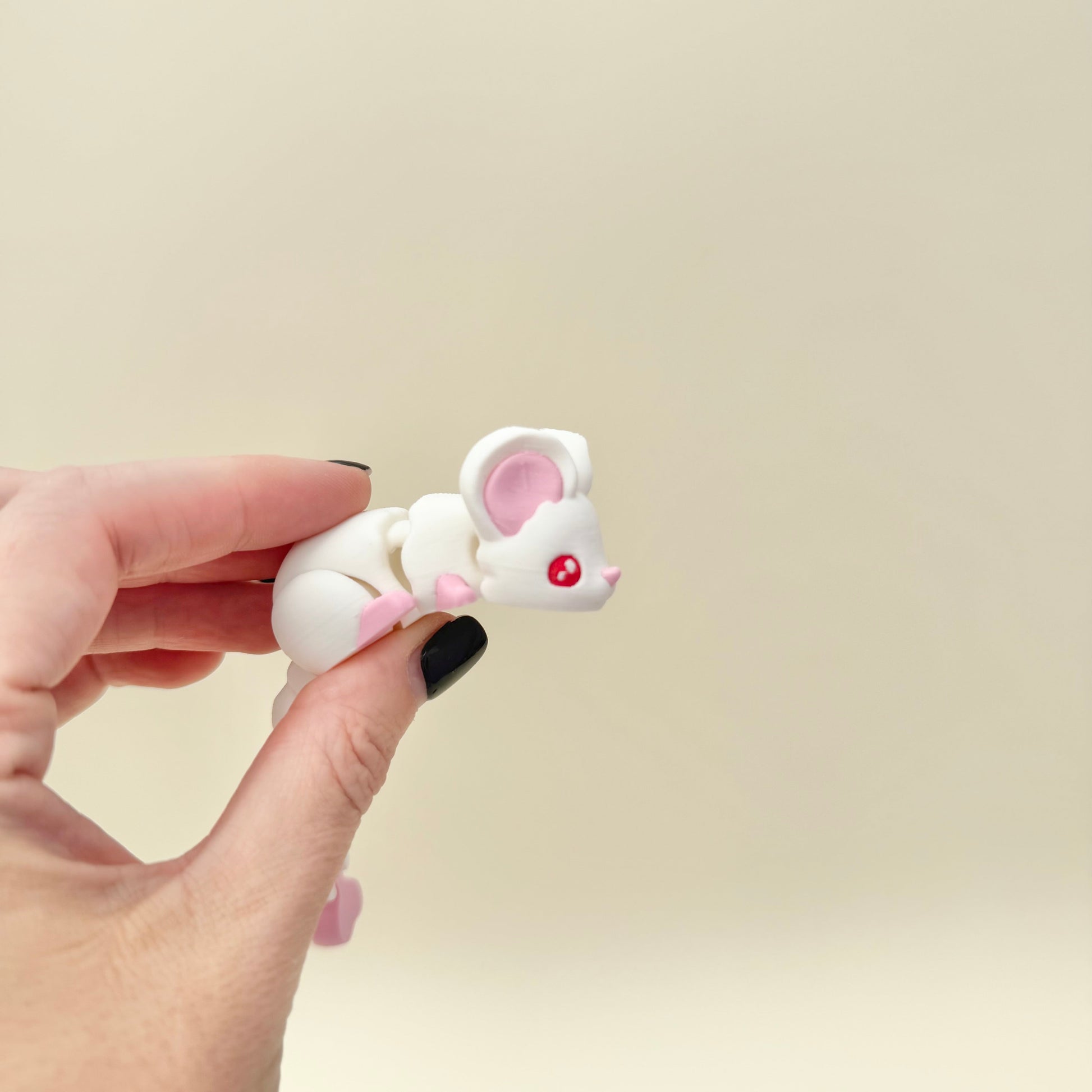 small mouse fidget toy for focus, calming and collection displays