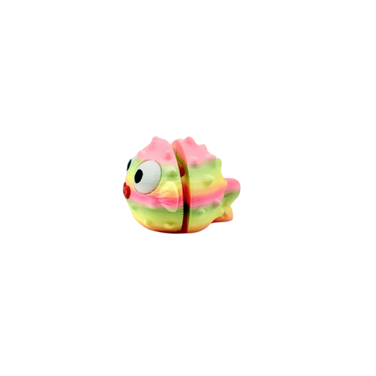 Small sensory tool with mixed textures from smooth to spiky for tactile focus
