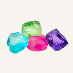 Portable squishy sensory fidget designed for quiet travel use, offering satisfying squeeze feedback and grounding tactile input.
