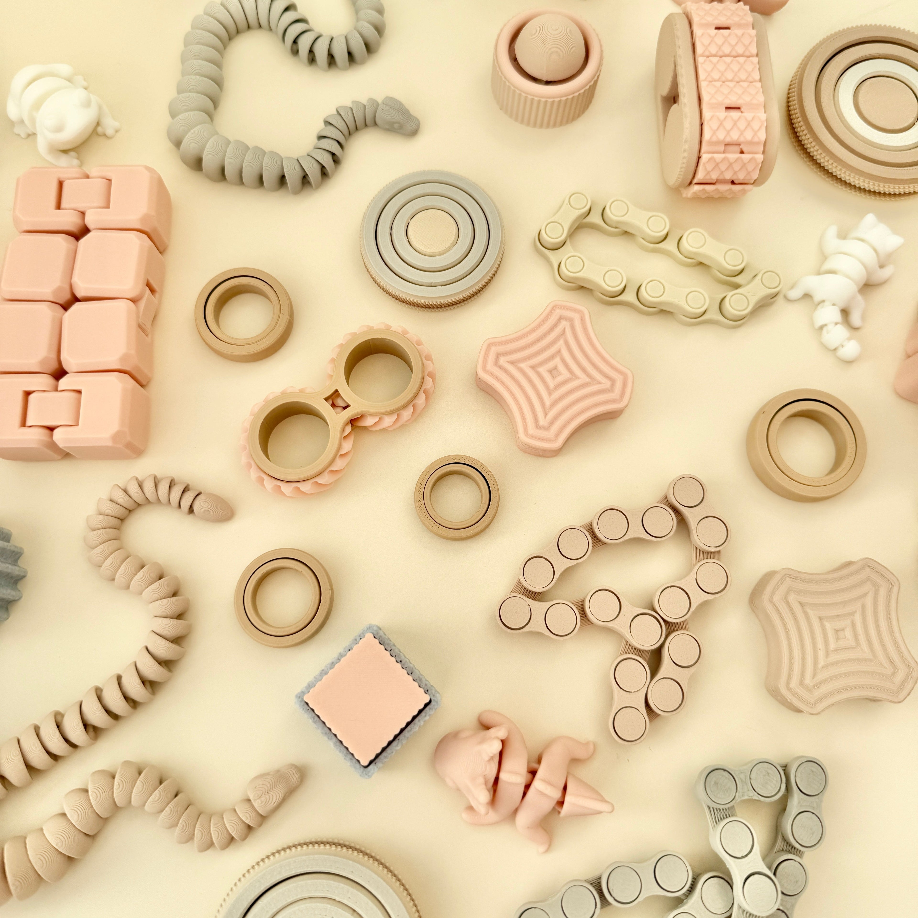 Extensive sensory fidget toolkit ideal for classrooms, therapy sessions, and multi-user environments, offering quiet, durable, and diverse sensory toys.