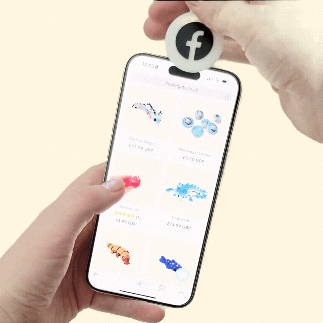 A photo showcasing NFC keyrings with intuitive icon designs, ideal for children, parents, and professionals needing quick access to essential information.