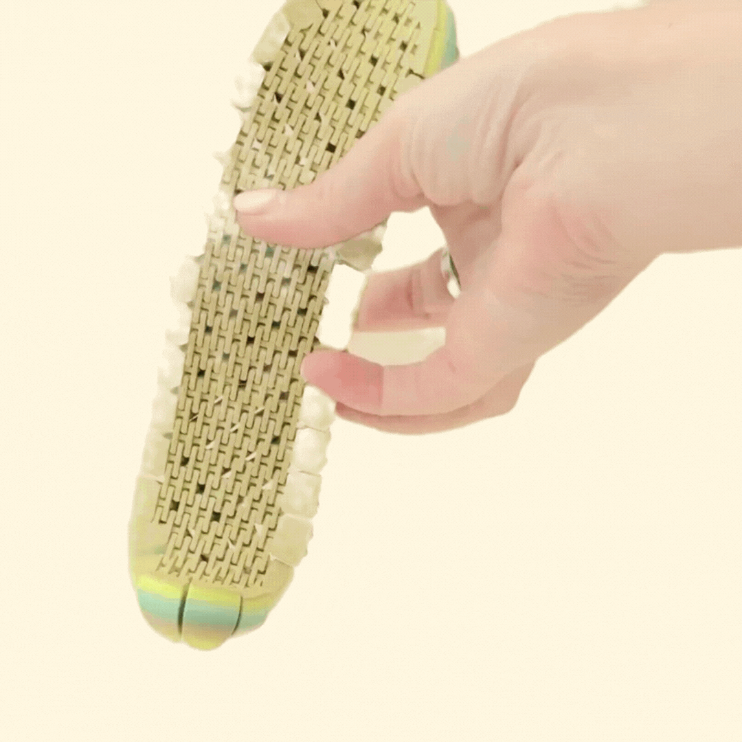 textured mesh stim tool with raised bumps for neurodivergent-friendly regulation
