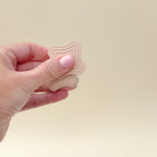 A beige matte version of the SnapSquares, perfect for subtle and professional fidgeting.